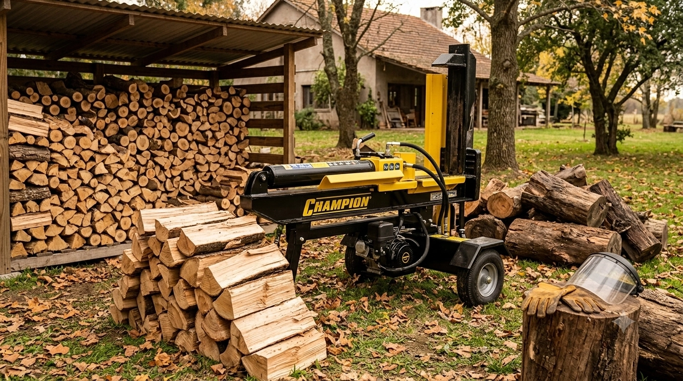 quebradora de troncos champion power equipment