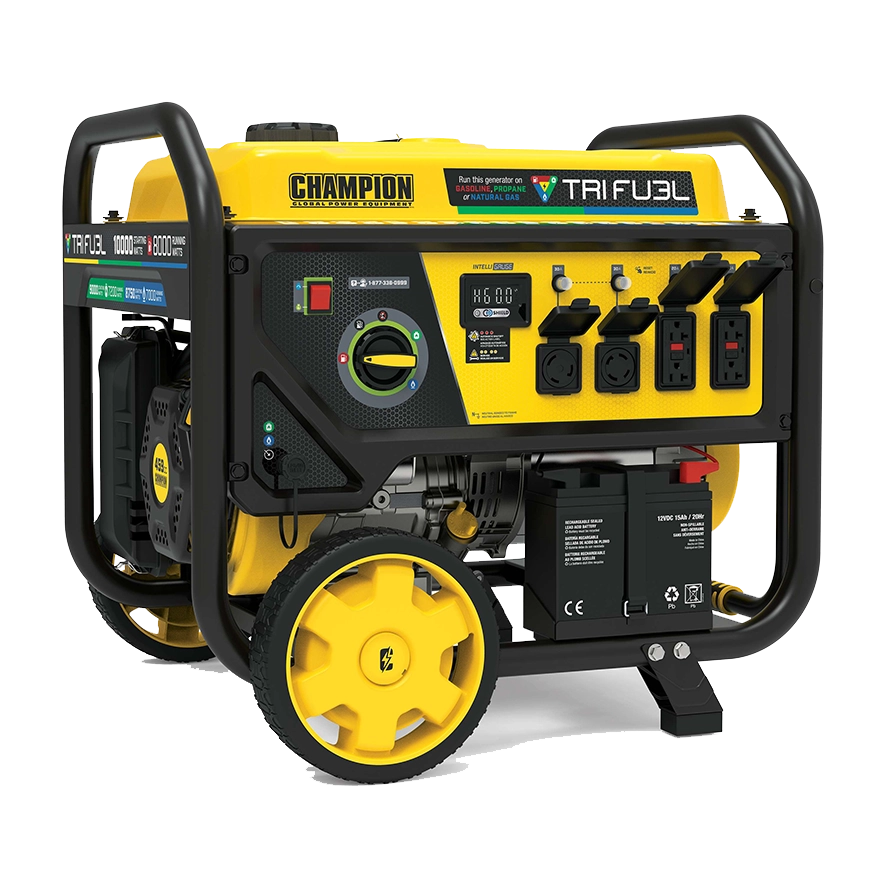 Grupo Eletrógeno Champion 9 Kva Tri Fuel champion power equipment